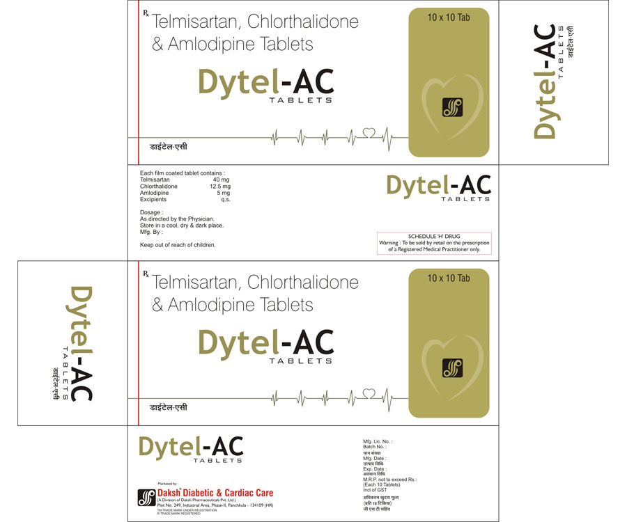 DYTEL AC -  Diabetic & Cardiac Care | Daksh Pharmaceuticals Private Limited