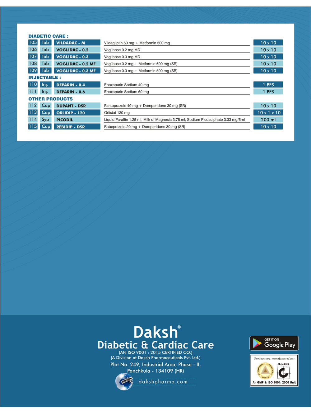 Diabetic Cardiac Care 4 - Daksh Pharma