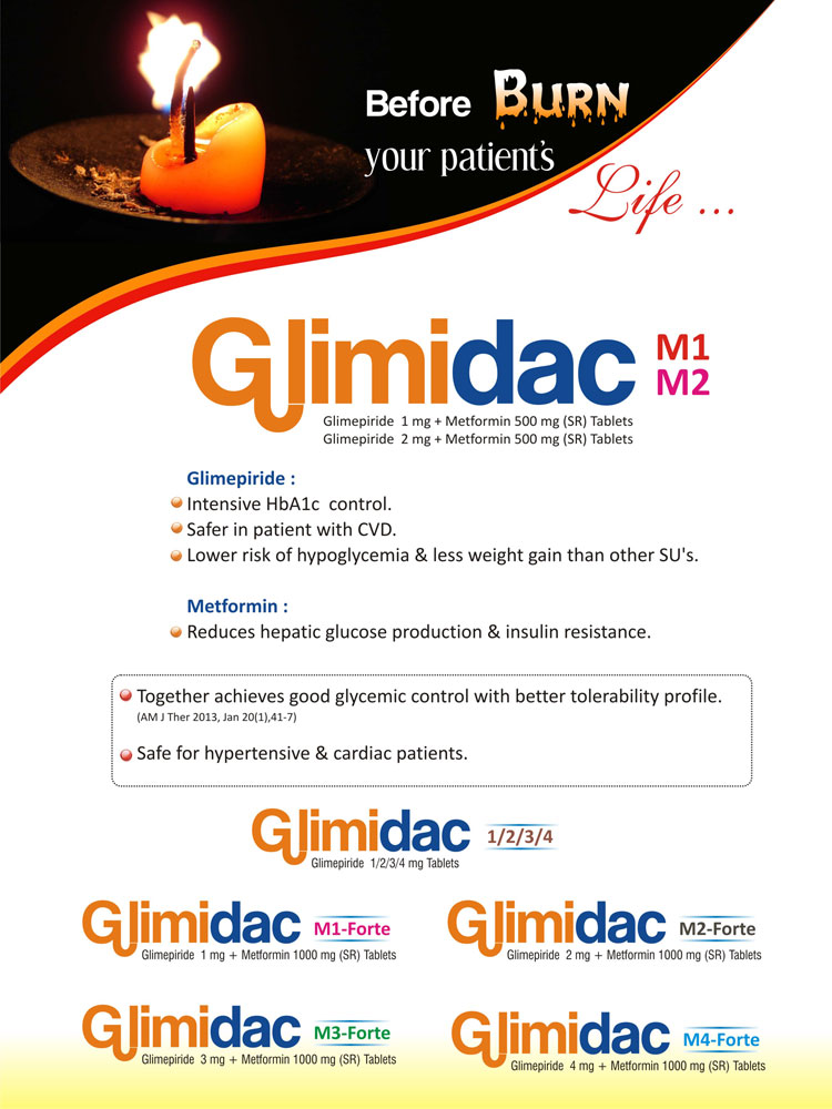 GLIMIDAC M4 FORTE -  Diabetic & Cardiac Care | Daksh Pharmaceuticals Private Limited