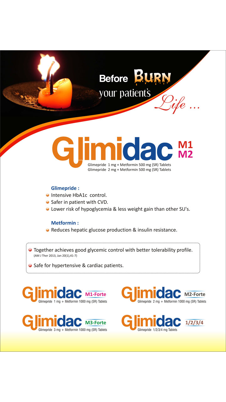 GLIMIDAC -3 -  Diabetic & Cardiac Care | Daksh Pharmaceuticals Private Limited