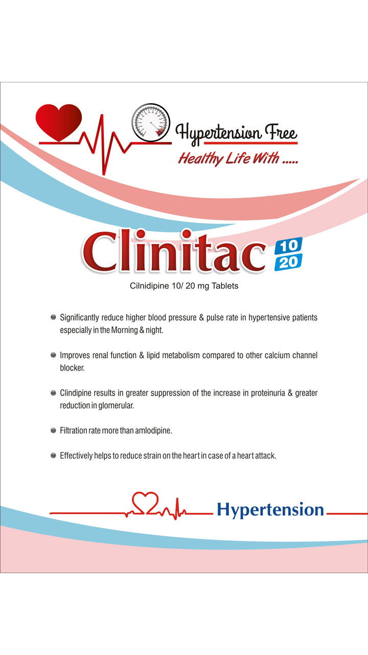 CLINITAC-20 -  Diabetic & Cardiac Care | Daksh Pharmaceuticals Private Limited